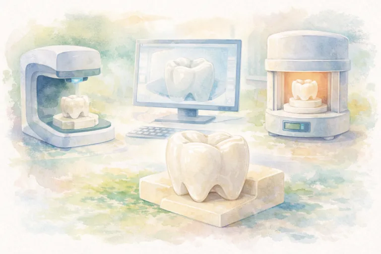 How Zirconia Crowns Are Made: From Scan to Sintering