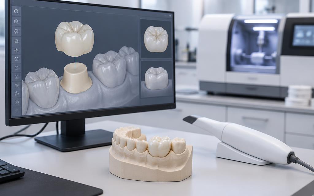 CADCAM Dentistry Workflow From Scan To Final Crown Simplified